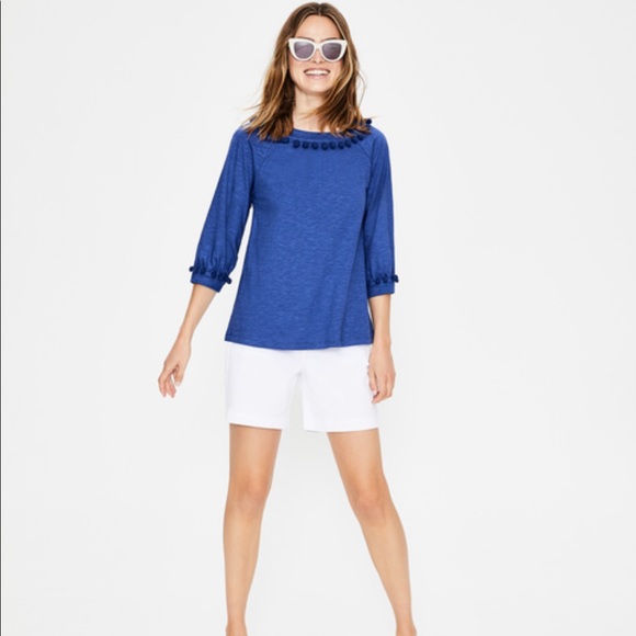 Boden Tops - Boden Rosemary Jersey Top - Cobalt US 6